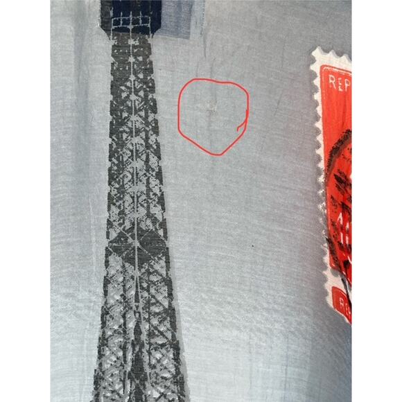 One Hundred Stars By 2CHIC Open Size, Paris Eiffel Tower Kimono - Picture 4 of 8